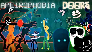 Apeirophobia vs Doors - Part 3 | Stick Nodes Pro Animation