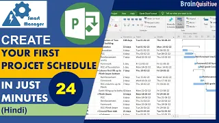 Create your first Microsoft Project schedule in just 24 minutes