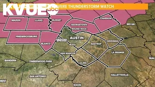Severe Thunderstorm Warning in effect for Williamson, Travis counties | KVUE