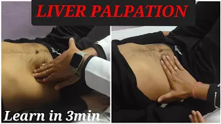 LIVER PALPATION || Learn In Just 3 minutes