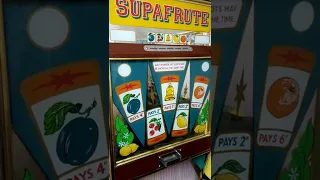 Supafrute , Penny Electro Mechanical Arcade Machine ,  Circa 1964