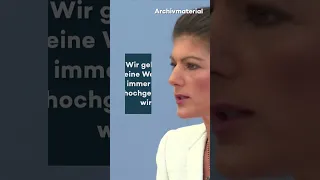 Wagenknecht: Bidens Signal "genauso gefährlich" wie Putins Kriegsrede