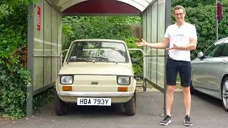 See why a Fiat 126 is the BEST car for driving in London!