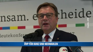 ÖVP für Kurz und Neuwahlen