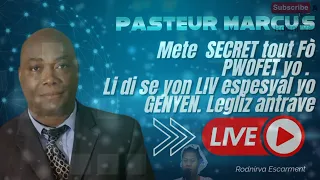 Pasteur marcus Mete Sekrè tout fò Pwofèt deyo ,li di se liv especial yo genyen Leglis antrave😱