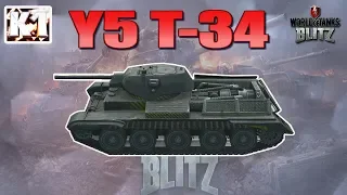 КАК ЗАРАБОТАТЬ ТАНК Y5 T-34.  ОБЗОР. World of Tanks Blitz