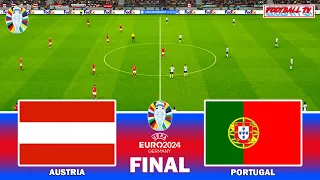 AUSTRIA vs PORTUGAL - FINAL UEFA EURO 2024 | Full Match All Goals | eFootball PES Gameplay