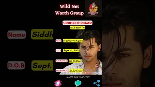 🔥Siddharth Nigam Net Worth🔥#shorts🔥#wildnetworthgroup🔥25 April 2023🔥