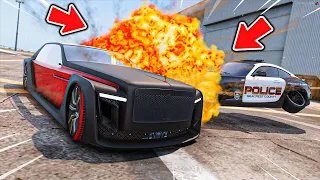 GTA V #3 ( سيارة المسكونه ) اقوى انتقام بسيارة الليزر المدمرة