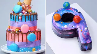 Amazing Galaxy Cake Decorating Compilation | Satisfying Cakes | Wonderful Cake Birthday Tutorials