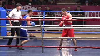 Бокс. Турнир Шопокова-2019. 69 кг 14 Харитон Агрба (Россия)-Нурлан Кобашев (Кыргызстан)