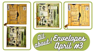 ALL ABOUT ENVELOPES APRIL #3: TURNING TRASH  INTO TREASURE - EASY MINIMAL SUPPLIES PROJECT.