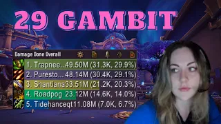 REGION RANK 1 ROGUE - 29 Fortified Gambit - Venthyr Blunderbussy - 9.2.5 WoW