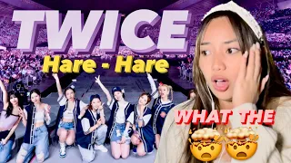 FIRST TIME REACTING TO TWICE「Hare Hare」Stadium Performance