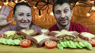 МУКБАНГ ЗАВТРАК ПО НАШЕМУ ОТ ДЕНИСА | MUKBANG BREAKFAST IN RUSSIAN FROM DENIS #mukbang #мукбанг