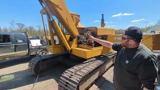 A little Bit Of History On My 1977 John Deere 690B Excavator And Some Power Washing. Did I Fail?