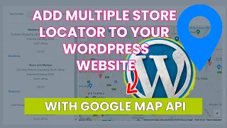 how to add store locator to wordpress site