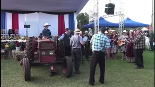 No drums? No problem. Using tractor as drum beat in Germany 🇩🇪