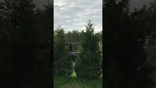 Helicopter Taking Off From The Edge Of The Eastern Trail In Old Orchard Beach