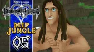 Kingdom Hearts 1.5 HD ReMIX (English) Walkthrough - KH Final Mix Proud Mode Part 5: Deep Jungle | Me Tarzan, You Sora - PS3 Let's Play Gameplay KHFM HD