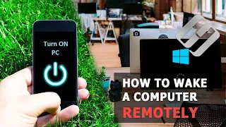 🖥️ How to Wake a Computer from a Smartphone by Wi-Fi or Remotely with TeamViewer 📱