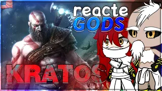 gods react to kratos | Record of ragnarok react to kratos | god of war | gacha