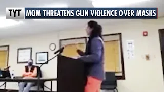 Gun-Loving Karen THREATENS School Board Over Mask Mandate