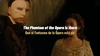 the phantom of the opera - emmy rossum and gerard butler (lyrics + sub. español)