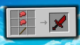 crafting a secret Weapon on skyblock..