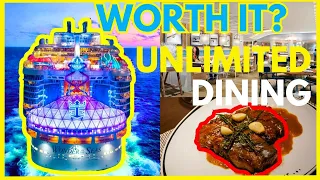 Ultimate Unlimited Dining Package Review: Royal Caribbean Wonder of the Seas
