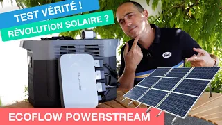 TEST (honnête) ECOFLOW POWERSTREAM : ONDULEUR + SOLAIRE + BATTERIE = AUTO-CONSOMMATION