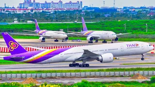 3+ HOURS of Plane Spotting at Bangkok Suvarnabhumi Airport (BKK) | 4K Aircraft Landings & Takeoffs!