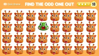 FIND THE ODD EMOJI (3D Animal  EMOJI EDITION ) #quiz #trivia #trending