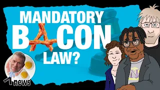 Mandatory Bacon Law? (feat. Nate the Lawyer & Amy) - (Ken) Ham & AiG News