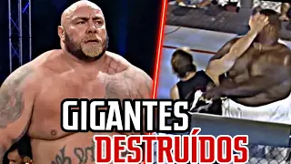 TOP 5 - Gigantes intimidadores que foram DESTRUÍD0S no MMA