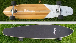 Amazon Best Seller: Retrospec Longboard VS Santa Cruz Longboard - Unboxing & Review