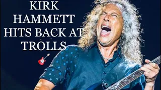 “KIRK HAMMETT” Hits Back At Trolls Who Say He "SUCKS AT GUITAR!"