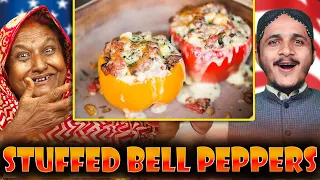 Tribal People Try Stuffed Bell Peppers For The First Time