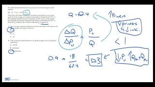 2023 CFA Level 1 - Economics | Learning Module 8 | Topics in Demand Supply Analysis (EOC Questions)