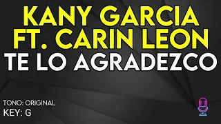 Kany García & Carin León - Te Lo Agradezco - Karaoke Instrumental