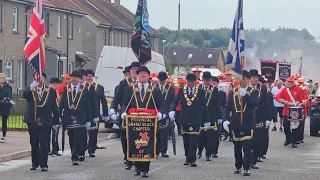 Netherton road flute band at Provincial Grand Black Chapter of Scotland annual parade- Larkhall 2023