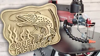 Gone Fishing - making of scroll saw project