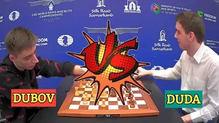 Daniil Dubov vs Jan-Krzystzof Duda || FIDE World Blitz Chess Championship 2023