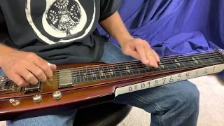 Tore Down Solo - Open D Lap Steel