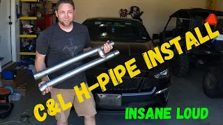 C&L H-PIPE INSTALL