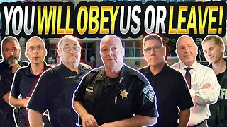 SEVEN Deputies Surround Journalist Over a Camera! Sheriff Saves County From Lawsuit! Educated!