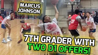 7TH GRADER Marcus Johnson Has TWO D1 OFFERS! Dropped 48 POINTS At Ohio Showcase! 😱