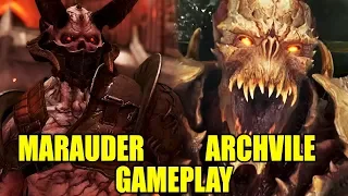 NEW Doom Eternal Multiplayer Marauder Gameplay! Archvile And More!