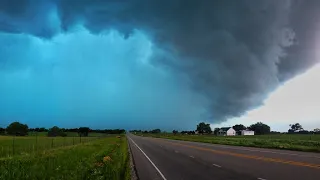 Central Texas Tornadoes - Full Chase Video - Evant to Troy, TX - Ominous HP Supercell [4K]