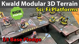 Kwald Design Modular SciFi 3D Terrain Kickstarter